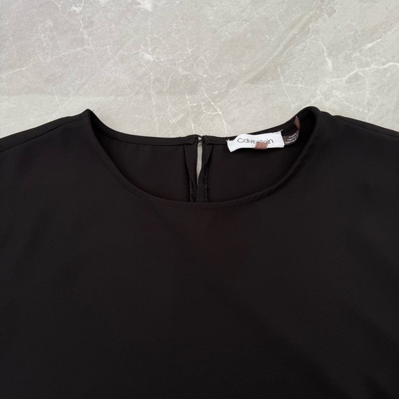 Women’s Calvin Klein Bell Long Sleeve Top With Crochet Medium - Picture 3 of 16